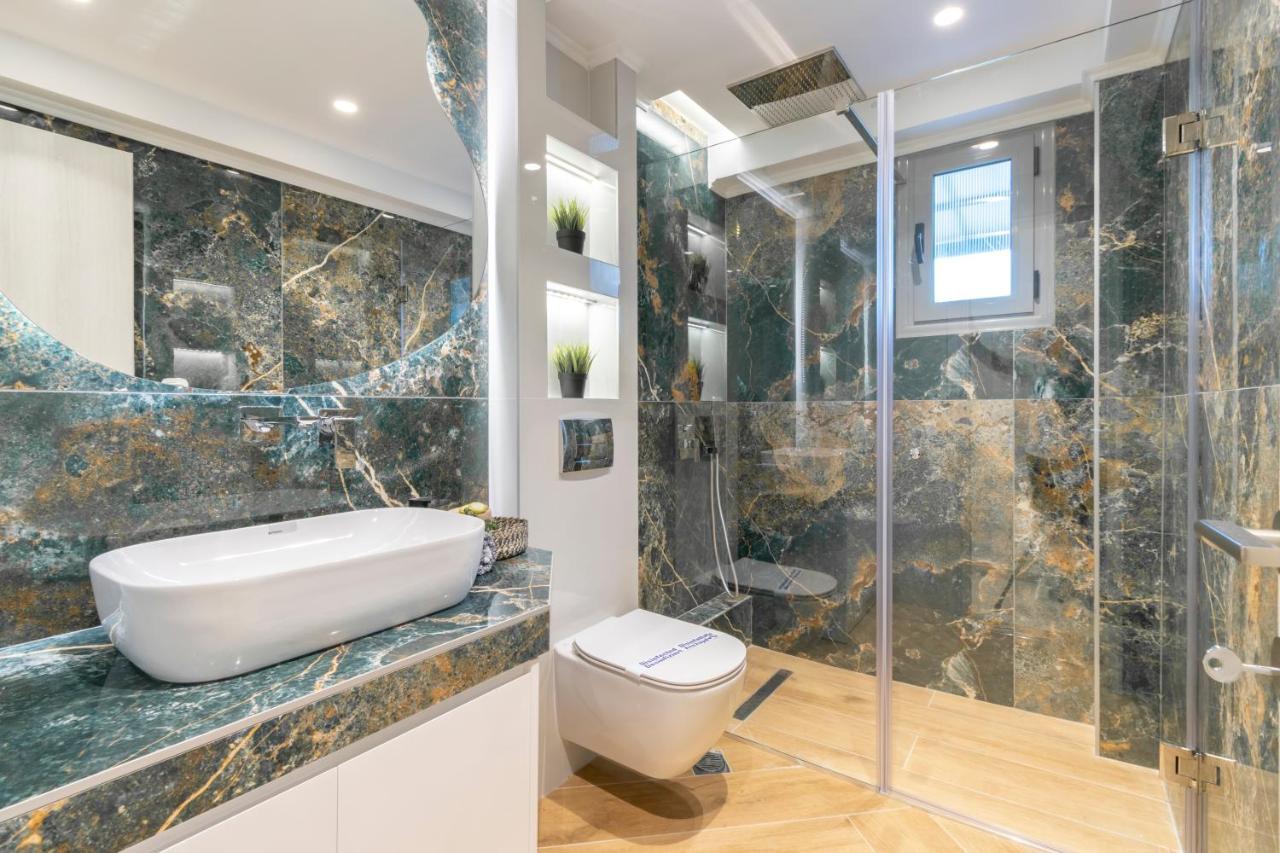 Sithoniars Luxury Ground Floor Apartment With Private Garden ネオス・マルマラス エクステリア 写真
