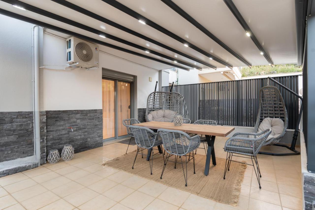 Sithoniars Luxury Ground Floor Apartment With Private Garden ネオス・マルマラス エクステリア 写真