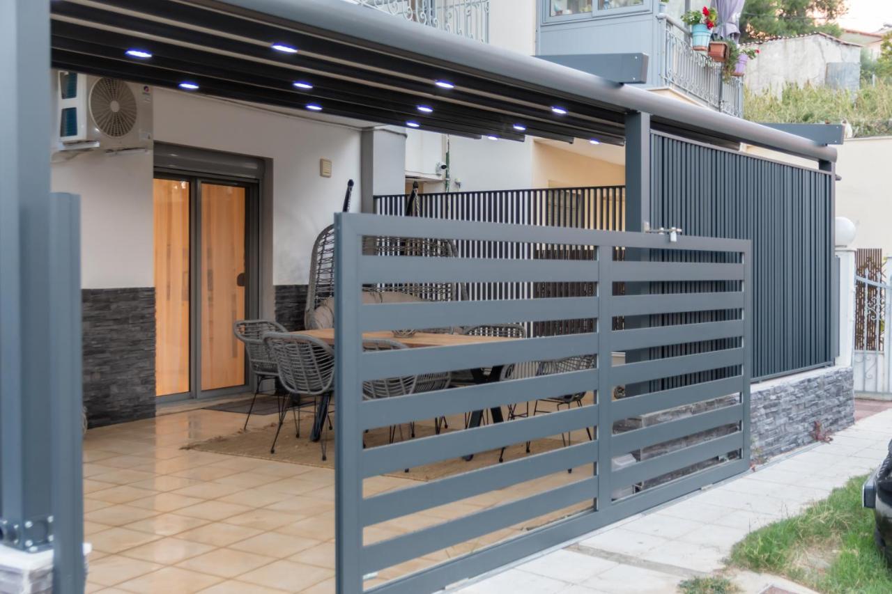 Sithoniars Luxury Ground Floor Apartment With Private Garden ネオス・マルマラス エクステリア 写真